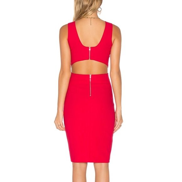 Elizabeth and James red cut out dress - Picture 3 of 8